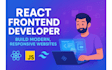 build a responsive react website with modern UI