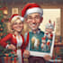 make a christmas cartoon caricature