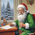 draw christmas cartoon caricature