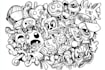 design creative wall art, doodle, decals, murals, canvas