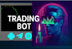 code custom trading bot, telegram bot, copy trade bot, forex ea bot