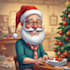 draw christmas cartoon caricature