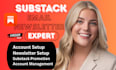 setup substack, substack newsletter, podcast setup, manage newsletter post