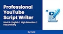 write engaging youtube video scripts in hindi or english