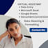 be your virtual assistant for customer support and excel tasks
