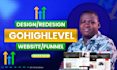 gohighlevel sales funnel gohighlevel landing page go highlevel website design