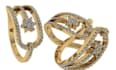 create 3d chain bracelet design, 3d stackable ring  modeling, 3d solitaire ring