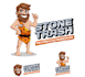 design a mascot cartoon character custom construction logo