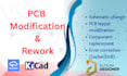 modify your pcb and fix routing, schematic and gerber issues