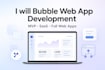 develop a fully functional bubble web app for your business or startup
