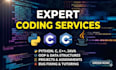 do python, c, cpp, and java projects, assignments, and game development