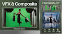 do professional chroma key and composite