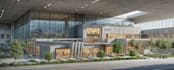 restyle 3d commercial space,hall reception counterm,urban landscape,meeting room