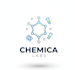 do chemistry science lab mascot logo