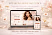 do wix salon landing page