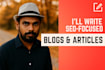 write SEO and adsense friendly blogs and articles
