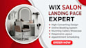 do wix salon landing page wix barbershop website