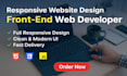 create a clean, and responsive website using HTML CSS js