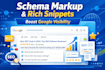setup schema markups structured data rich snippets