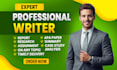 write the assignment as a professional assignment writer
