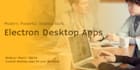 build a desktop app with electron, react and sqlite