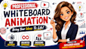 create professional whiteboard animation explainer videos