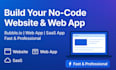 design and develop bubble io no code website, web app, saas app