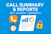 create professional call summaries and performance reports