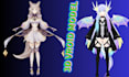 do 3d character model 3d vroid model rig and animated live2d vtuber model vrchat