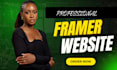 design framer website, framer landing page, framer website design