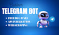create custom telegram bot development, ai chatbot, python telegram automation