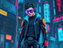 create cyberpunk style art