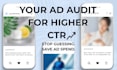 audit your meta, instagram and tiktok ads for higher CTR