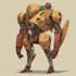 draw concept mecha robot for your character