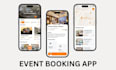 develop event booking app ticket booking app flight booking app event web