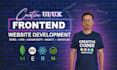 develop responsive frontend website with javascript, react js, tailwind css