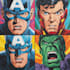 draw a superhero pop art portrait