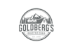 design goldbergs mountain cabin monogram logo