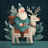 create festive holiday christmas design illustration