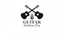 design super crossed guitar logo