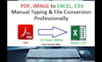 do professional PDF to word and excel conversion