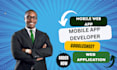 be your mobile app developer, mobile web app, google sheet, web application