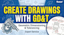 create precise technical drawings with gd and t