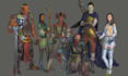 create a dnd fantasy illustration and concept art