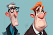 draw a cartoon character