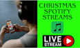 boost your spotify christmas streams holiday playlist promotion