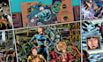 draw professional retro comic books and graphic novels