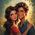 design couple portrait illustration