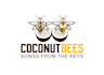 design high quality traditional coconut bees logo
