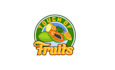 design organic colorful fruit brand logo